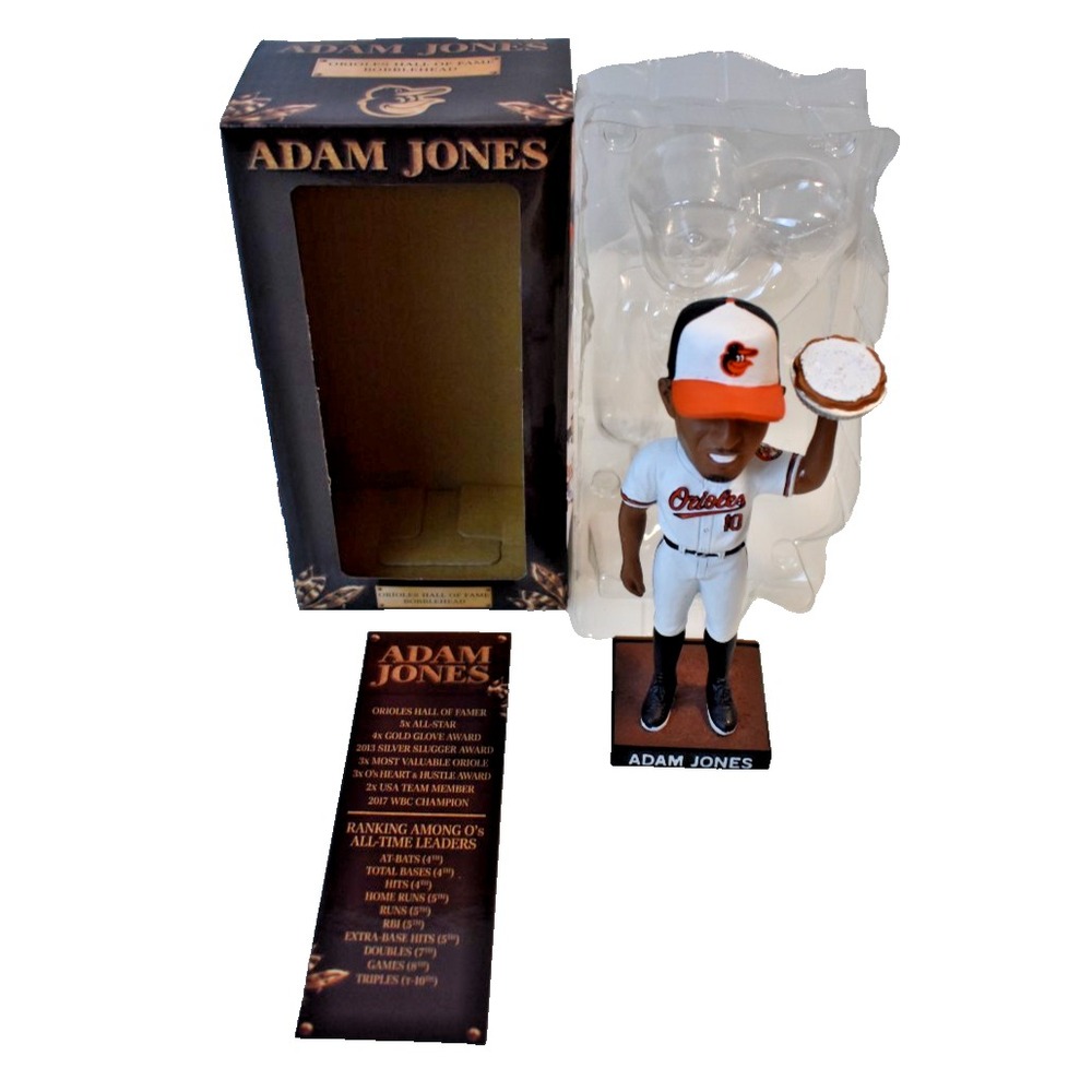 Baltimore Orioles SGA 8/9/2025 Adam Jones Bobblehead Hall of Fame